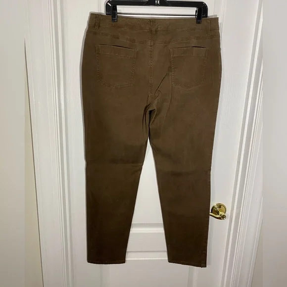 Pendleton 5 Pocket Pants Brown Size 16 - Picture 2 of 6